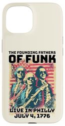 Founding Fathers of Funk Funny 4th of July Retro USA Flag Case for iPhone 15