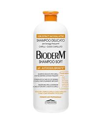 Bioderm Shampoo Soft - Shampoo per cuoio capelluto sensibile | Trattamento antiforfora, dermatite seborroica e prurito del cuoio capelluto, per uso quotidiano, senza parabeni, 1000 ml