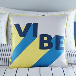Appletree Barn – Vibe – 100% bomullsfylld kudde – 43 x 43 cm i marinblått
