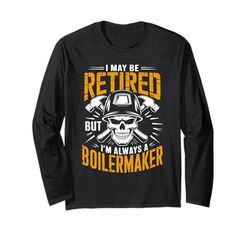 Boiler Maker Boilermaker Union Boilermaker in pensione Maglia a Manica