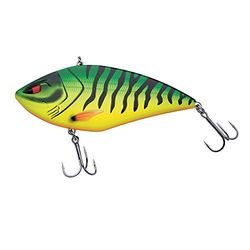 Berkley Zilla Lipless, Fishing Hook, Hard Lure, Fast Sinking Jerkbait / Crankbait with extreme Loud Rattle, Fusion 19 Treble Hooks - Lead Free Predator Fishing, Pike, Unisex, Firetiger, 46g | 110mm