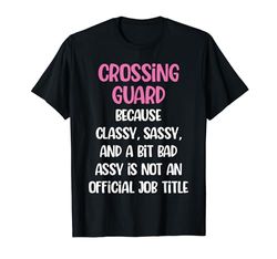 Funny Crossing Guard, Guardia de cruce femenino Camiseta