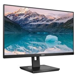 Philips 242S9JML Monitor 24 Pulgadas FHD, 75Hz, VA, 4 ms GtG, Adaptive Sync., Altura Ajustable, Altavoces (1920x1080, 1x HDMI 1.4, 1x DP 1.2, USB-Hub), Negro