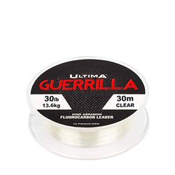 Ultima Guerrilla Pure Fluorocarbon Carp Snag Leader - Clear, 0.50 mm - 30 lb