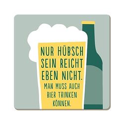 Graphics Workshop Funny Cork Coaster | Nur hübsch Sein