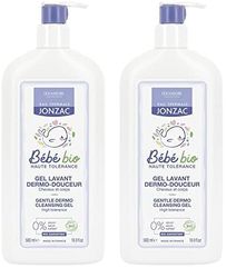 Eau Thermale Jonzac - BÉBÉ BIO - Gel lavant dermo-douceur 500mn (Lot de 2)