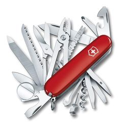 Victorinox Swiss Champ, navalha multiusos suíça, faca de bolso, presente, 33 funções, lâmina grande, saca-rolhas