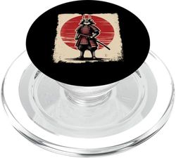 Samurai Fennec Japanese Ukiyo-e Tradition Culture Anime PopSockets PopGrip for MagSafe