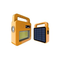 Altavoces Bluetooth solares con lámpara, 3.7V 6AH, 3W 400LM, IP44 - ideal para exteriores y actividades al aire libre.