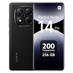 Xiaomi Redmi Note 14 Pro 5G - Smartphone de 8+256GB, Pantalla de 6.67" AMOLED FHD+ 120Hz, MediaTek Dimensity 7300-Ultra, cámara de 200MP, 5110 mAh, Cargador no Incluido, Negro (Versión ES)