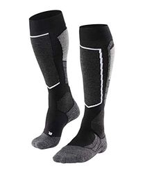 FALKE Sk2 Intermediate W Kh Lana Filo Funzionale Caldi Spessi, Calzini da sci Donna, Nero Black-Mix 6523, 41-42
