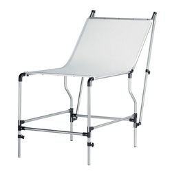 Manfrotto 320 - Mesa para Estudio fotográfico, con Soporte, Plata