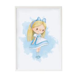 Crochetts Alice bild 33 x 43 x 2 cm flicka