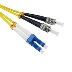 BeMatik - Glasvezelkabel LC naar ST single mode duplex 9/125 van 2 m OS2