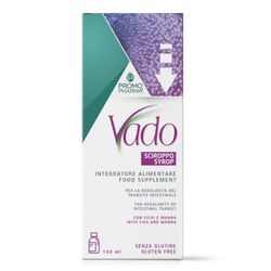 PromoPharma Vado Sciroppo Fichi e Manna Integratore Alimentare - 150 ml