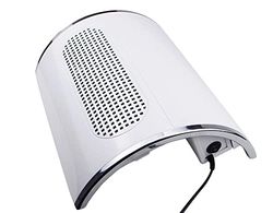 LeoFla Aspiratore da Tavolo con Tre Ventole per Polveri Unghie Nail Manicure Estetista, Variabile, Media