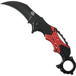 DEVILS GEAR 84003 karambit scyzoryk, nóż kieszonkowy, czarny