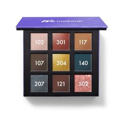 We Make-Up As Palette - Every Night (102, 301, 117, 107, 304, 140, 207, 121, 502) - 9 fards à paupières colorés ultra pigmentés et durables avec miroir