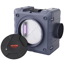 VEVOR Luchtreiniger met 3-traps filtratie, stapelbare negatieve luchtmachine met 800 CFM, luchtfilter met MERV10, kolen, HEPA H13, voor huishoudelijk, industrieel en commercieel gebruik