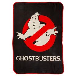 Silver Buffalo Ghostbusters No Ghost Movie Logo 45" x 60" Fleece Throw, Soft and Cozy Blanket, 180 GSM