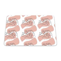 Bonamaison, Rectangle Pop Art Digital Printed Mouse Pad, Non-Slip Base, for Office and Home, Size: 22 x 18 cm