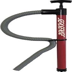 SeaSense Bomba de espigão manual auto-escorvante, bomba de porão manual para remoção de água em barcos pequenos, caiaques, canoas, porões ou em qualquer lugar que se acumule água - mangueira de 24 x
