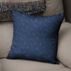 BonaMaison Fundas para Cojínes, Azul Funda de Almohada Elegante y Suave para Decorativa Moderna Decoración del Hogar Habitación, 50x50 Cm - Diseñado y Fabricado en Turquía
