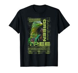 Green Tree Monitor de lagarto propietario de la marihuana de Camiseta