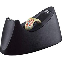 Dispensador de mesa tesa Easy Cut CURVE, antiderrapante, manuseio simples, corte limpo, incl. 1 rolo de tesafim transparente de 10 m: 19 mm ou, opcionalmente, 8 rolos de tesafim transparente de 33