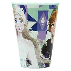 GOBELET RÉUTILISABLE POUR ENFANTS EN PLASTIQUE SANS BPA 430 ML | FROZEN ICE MAGIC