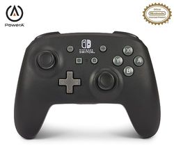 PowerA Wireless Controller for Nintendo Switch - OLED Model, Nintendo Switch and Nintendo Switch Lite - Midnight, Gamepad, Game Controller, Bluetooth Controller