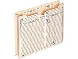 Adams 2 Inch Uitbreidende Job Folder, 9,5 x 11,75 inch, Manilla, 15 per Pack (9294E)