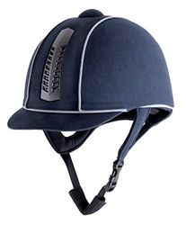 Rhinegold Reflective Pro Riding Hat-6.7/8-Navy