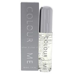 COLOUR ME Silver Perfume for Men. 50ml Eau de Toilette Men, Luxury Fragrance - Mens Aftershave, Long Lasting Fragrance for Men by Milton-Lloyd