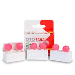 OTOTAP Tapones para los oídos de cera moldeables, aislantes, cómodos y reutilizables Especiales para natación, agua o ruidos fuertes. Con estuche de viaje. 6 unidades