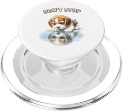 Don't stop retrieving, Cute golden dog Owner. PopSockets PopGrip for MagSafe
