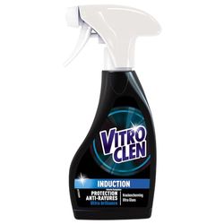Vitroclen Spray limpiador de placa de inducción diaria, protección antiarañazos y ultra brillo – 250 ml