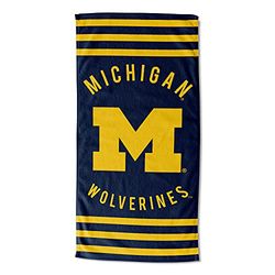 Northwest The Company NCAA Michigan Wolverines Serviette de Plage Bleu 30 x 60 cm