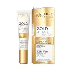 Eveline Cosmetics Gold Lift Expert Creme Yeux/Lèvres 50 +/70 + 15 ml