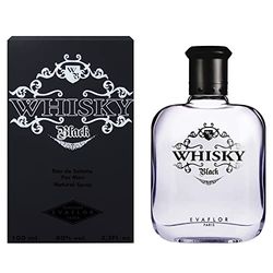 WHISKY Black • Eau de Toilette 100 ml • Spray • Herengeur • EVAFLORPARIS