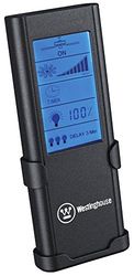 Westinghouse Lighting 7784140 Draadloze afstandsbediening voor plafondventilator en verlichting met touchscreen en timer, antraciet