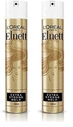 L'Oreal Paris Elnett Extra Strong Hold Hair Spray, 200 ml (Pack of 2)