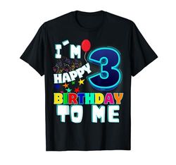 Regalos de tercer cumpleaños para niños, 3 cumpleaños, niño de 3 años Camiseta