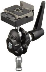 Manfrotto 155RC Tilt-Top Head with Quick Plate - tripé, 600 g, com sapato rápido, preto