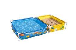 Bestway BES606, L.Baby Piscina+Arena 213 x 122 x 30 561CF Unisex Adulto