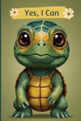 Cute Turtle Notebook- Motivate Kids, Teens, girls and All Turtle and Tortoise Lovers - Blank Notebook- 120 Wide Ruled Pages- Paperback