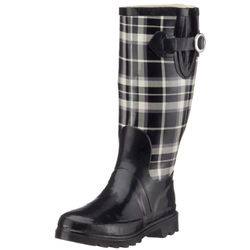 Beck Pepita, botas de água mulher, Preto, 41 EU