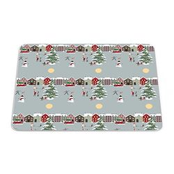 Bonamaison, Rectangular Digital Printed Mouse Mat Non-Slip Bottom for Office and Home Size: 22 x 18 cm