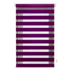 INTERBLIND EasyFix Store Jour et Nuit Installation sans Outils 37 x 180 cm sans perçage 34 x 175 cm Violet