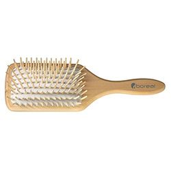 Boreal Brosse pneumatique antistatique en bois naturel. Brosse pour poêle. Brosse plate. - 114 g.